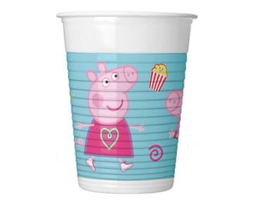 Procos Plastične čaše Peppa Pig, 200 ml, 8 kom.