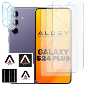 Kaljeno staklo za Samsung Galaxy S24+ Plus 3x za ekran + 2x za objektive kamere Lens Pro+ 9H set naočala
