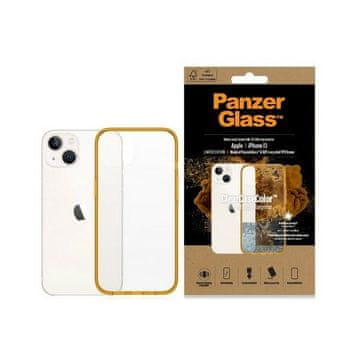 PanzerGlass Futrola za iPhone 13 ClearCase Antibakterijska 6.1" Tangerine