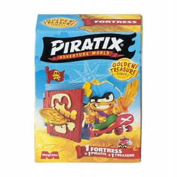 MagicBox - PIRATIX - Pirati Zlatna Tvrđava s Blagom FORTECA + Figurica