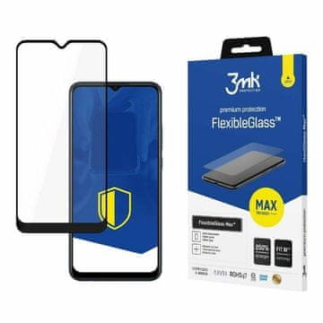 3MK Kaljeno staklo za Oppo A15 FlexibleGlass Hybrid ojačano crno