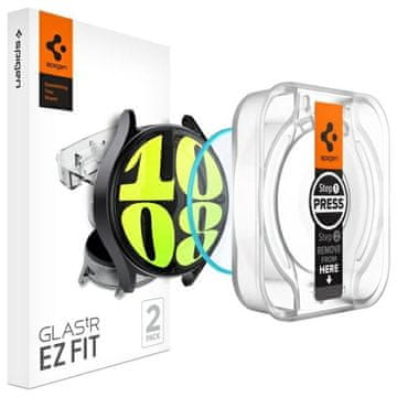 Spigen Kaljeno staklo za Samsung Galaxy Watch 7 40mm EZ FIT