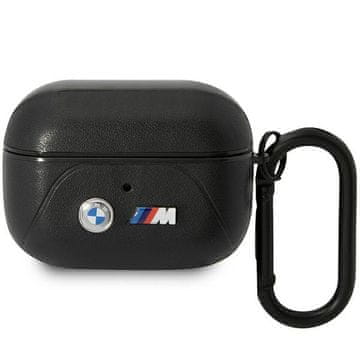 Bmw Futrola za AirPods Pro BMW Leather Curved Line, crna