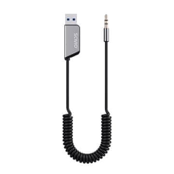 SAVIO Savio TR-16 AUX adapter s Bluetooth 5.3, Google Assistant/Siri, Siva