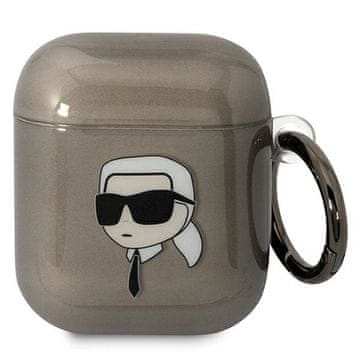 Karl Lagerfeld Karl's Head crna futrola za AirPods 1