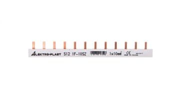 Strujna sabirnica s PIN tipom 1P 10mm2 63A 12 pinova IZS10/1F/12 45.202
