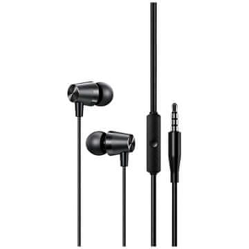 USAMS Stereo slušalice EP-42 3,5 mm za set od 1 kom. crne/crne SJ475HS01-1