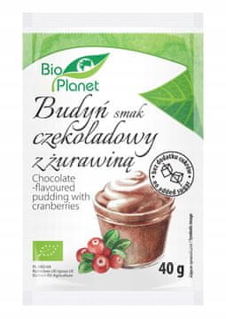 ORGANSKI ČOKOLADNI PUDING S BRUSNICAMA 40g