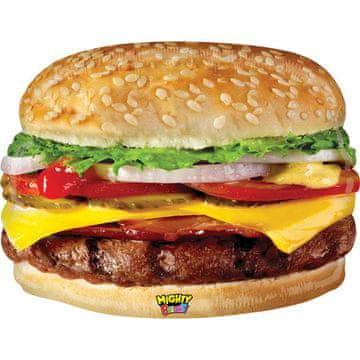Grabo Folija balon s motivom hamburgera i cheeseburgera, 79 cm