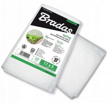 Bradas agrotekstil 160x2000 cm 17 g/m² AWW1716020