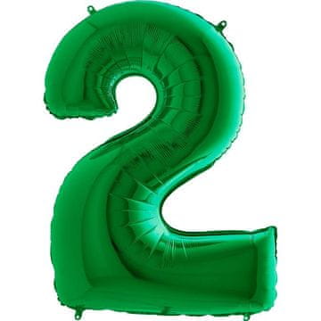 Grabo Folija balon broj 2 zeleni - 102 cm