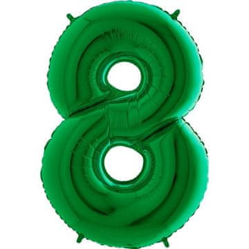 Grabo Folija balon broj 8 zeleni - 102 cm