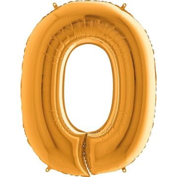 Grabo Folija balon Broj 0 Zlatni - 102 cm