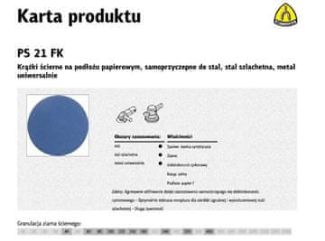 KLINGSPOR K. disk 150 PS21FK 50 kom. 320