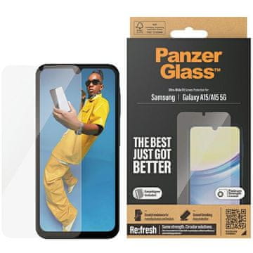 PanzerGlass Kaljeno staklo za Samsung Galaxy A15 Ultra-Wide Fit