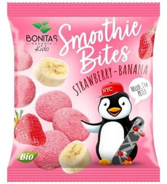 Bonitas ORGANSKI LIOFILIZIRANI SNACK JAGODA BANANA ORGANSKI JOGURT 10 g
