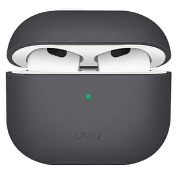 UNIQ AirPods 3. generacije 2021. jedinstvena maskica - siva silikonska Lino elegantna zaštita