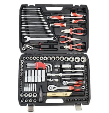 awtools set od 122 ključa 1/2" / 1/4" crne linije