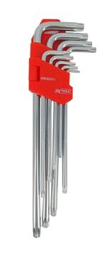 awtools torx ključevi 9 kom / ekstra dugi crni konac
