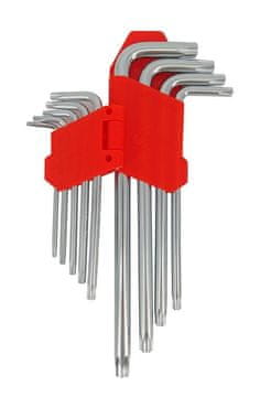 awtools torx ključevi 9 kom / dugi crni konac