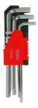 awtools imbus ključ /1,5-10 mm/9 kom. s crnom niti