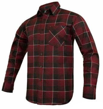 LEON XXL flanelska radna košulja crvena 188/44