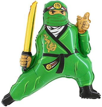 Grabo Folija balon - Ninja zeleni