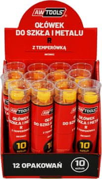 awtools olovke ZA staklo i metal R žute 10 kom.