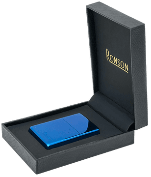 Zapalniczka RONSON BLUE ICE na benzin