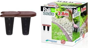 Prosperplast PP.VRTNA PALISADA RAVNA 2 SMEĐA 3,8 m