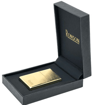 Upaljač RONSON GOLD BRUSHED na benzin