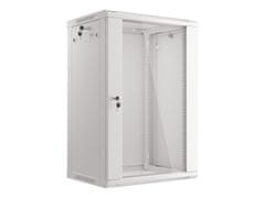 Lanberg Ormar za zidnu montažu 19" jednodelni 18U - 600(š)x907(v)x450(d)mm, siva