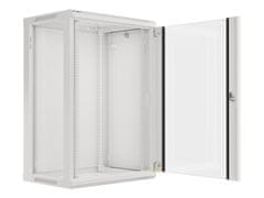 Lanberg Ormar za zidnu montažu 19" jednodelni 18U - 600(š)x907(v)x450(d)mm, siva