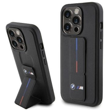 Bmw Futrola BMW Grip Stand Hot Stamp za iPhone 15 Pro Max - crna