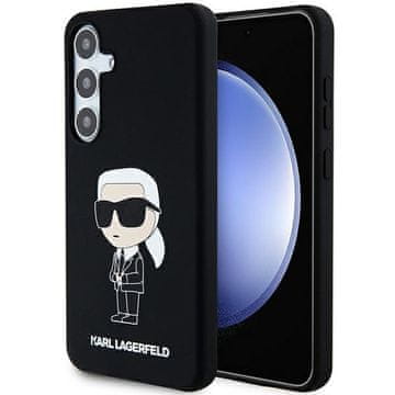Karl Lagerfeld KLHCS24MSNIKBCK S24+ S926 tvrda futrola crna/crni silikon Ikonik