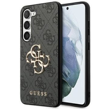 Guess Siva maskica za Samsung Galaxy S23 4G s velikim metalnim logom