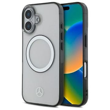 MERCEDES Futrola za iPhone 16 6.1" tvrda prozirna MagSafe futrola