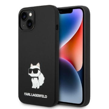 Karl Lagerfeld Karl Lagerfeld Silicone Choupette etui za iPhone 14 Plus - crna