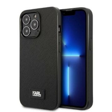 Karl Lagerfeld Karl Lagerfeld Saffiano Plaque maska za iPhone 13 Pro/13 (6,1") - crna