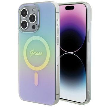 Guess Futrola za iPhone 15 Pro MagSafe tirkizna