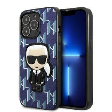 Karl Lagerfeld Karl Lagerfeld Monogram Ikonik Patch maska za iPhone 13 Pro/13 (6,1") - plava