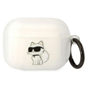 Karl Lagerfeld Ikonik Choupette AirPods Pro Case Transparent