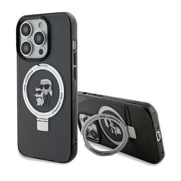 Karl Lagerfeld Karl Lagerfeld etui Ring Stand Karl&Choupette MagSafe za iPhone 13 Pro Max - crni