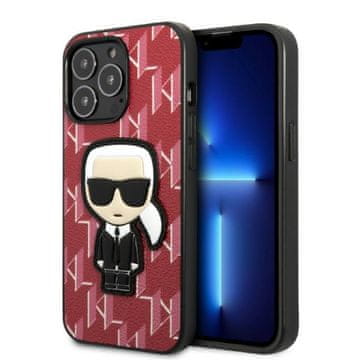 Karl Lagerfeld Karl Lagerfeld Monogram Ikonik Patch maska za iPhone 13 Pro/13 (6,1") - crvena