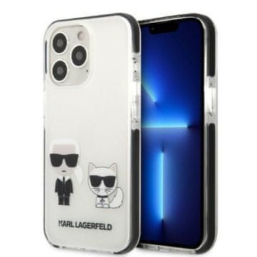 Karl Lagerfeld Karl Lagerfeld Karl&Choupette maska za iPhone 13 / 13 Pro (6.1") - bijela
