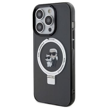 Karl Lagerfeld Karl Lagerfeld Futrola Tvrda Futrola S Prstenom I Postoljem Za Iphone 15 Pro Max 6.7 Za Magsafe