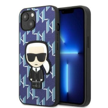 Karl Lagerfeld Karl Lagerfeld Monogram Ikonik Patch maska za iPhone 13 (6.1") - plava