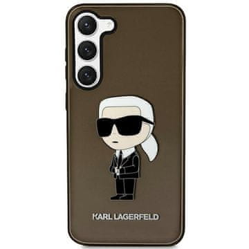 Karl Lagerfeld Crna maskica za Samsung Galaxy S23 Plus, Ikonik
