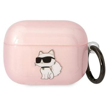 Karl Lagerfeld Karl Lagerfeld etui za AirPods Pro, Ikonik Choupette, roza