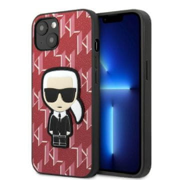 Karl Lagerfeld Karl Lagerfeld Monogram Ikonik Patch maska za iPhone 13 (6.1") - crvena